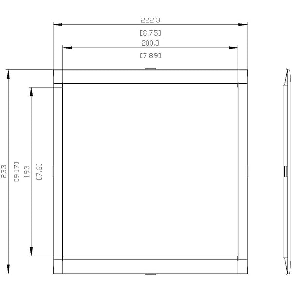 Siemens 3VA9503-0SB20 Effektkontakt-tilbehør 1 stk (B x H) 200.3 mm x 193.8 mm