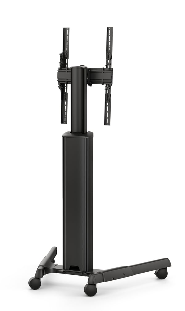 Chief Fusion Medium Height-Adjustable Floor Stand Display Mount - For Displays 32-65" - Black - Ställ - för platt panel - svart - skärmstorlek: 37"...