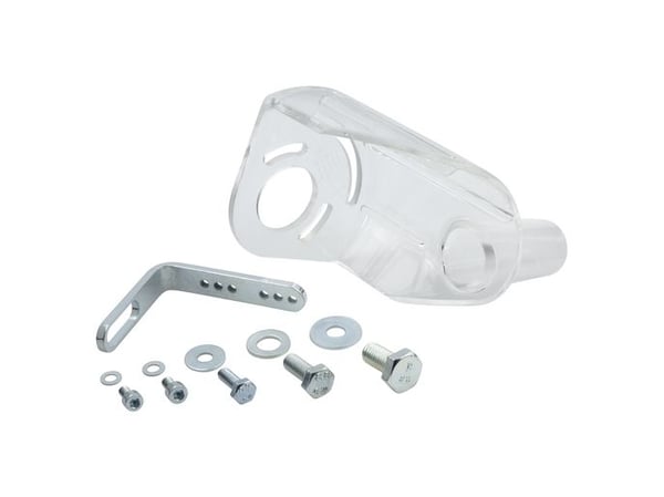 wolfcraft GmbH 4399000, Pölynerottimen suojus, Mikä tahansa tuotemerkki, 115 and 125 mm angle grinder, Läpinäkyvä, Muovi, 1 kpl