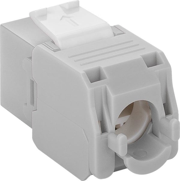 Goobay 90693, Flat, Grå, RJ-45, LSA, Hunkjønn, 22/26