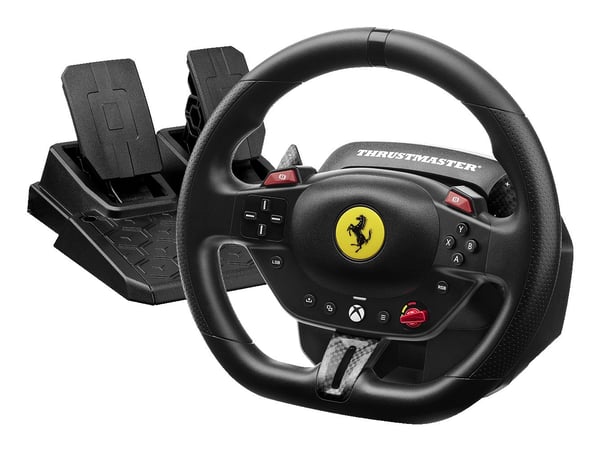 Thrustmaster T98 Ferrari 296 GTS-ratt 240° + pedaler, Xbox/PC