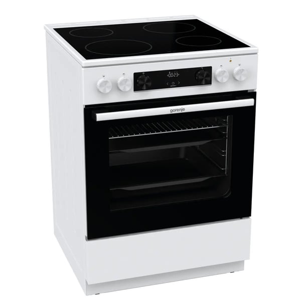 Gorenje Advanced GEC6C40WD - Komfyr - frittstående - bredde: 60 cm - dybde: 60 cm - høyde: 85 cm - med selvrens - hvit