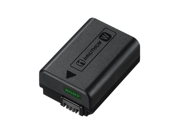 Sony NP-FW50 - Batteri - Li-Ion - 1080 mAh - for Hasselblad Lunar; Cyber-shot DSC-RX10; a6000; a6100; a6300; a6400; a6500; a7R II; a7s II