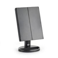 Makeup Mirror with 24 LEDs Dimmable 3-Way Optics 2x and 3x Magnification