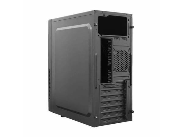 SBOX PCC-180, Midi Tower, PC, Svart, micro ATX, Micro-ITX, ABS, Metall, 14,8 cm