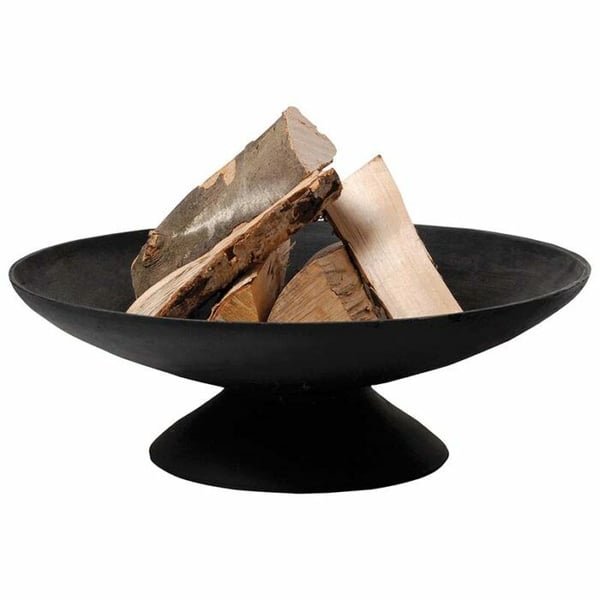 Esschert Design 8714982010743, Firewood, svart, støpejern, rund, 590 mm, 590 mm