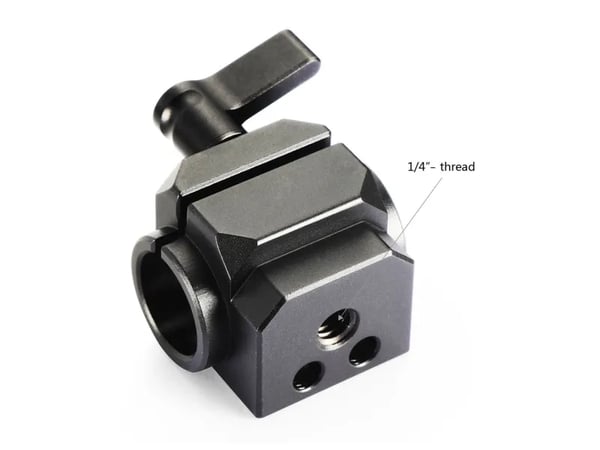 SmallRig 1995, Kiinnityspuristin, Musta, Alumiini, 1/4", Kiina, 66 mm