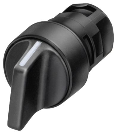 Siemens 3SB20002EB01 3SB2000-2EB01 Vippebryter, svart, 2 x 50°, 1 stk., 8 g, 49 mm, 11 mm, 53 mm
