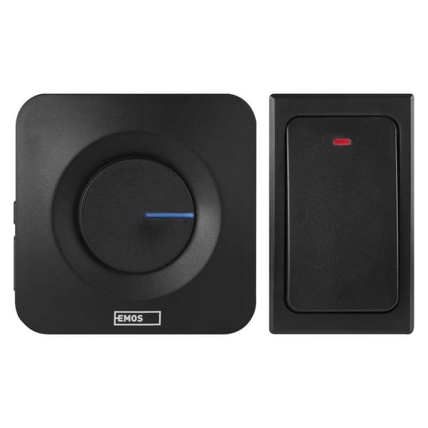 Emos P5729B, Sort, 90 dB, Hjem, IP44, 6 stykker, Trådløs