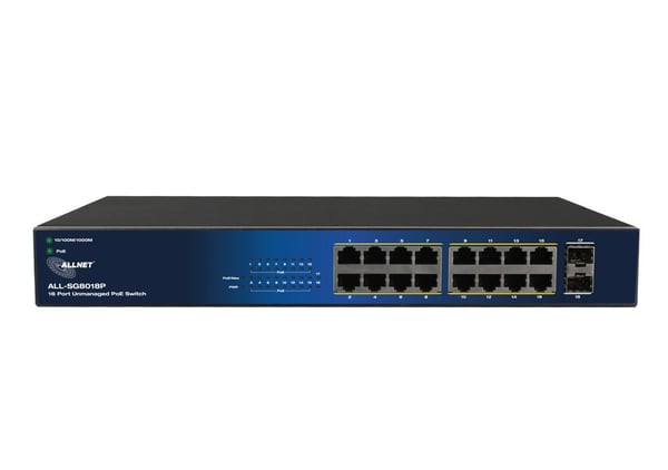 ALLNET 211783, Uhåndtert, L2, Gigabit Ethernet (10/100/1000), Strøm over Ethernet (PoE)