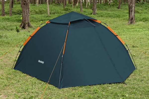 Bestway 68142, Camping, Hård ramme, Kupel/Igloo telt, 4 person(er), 4,81 kg, Grøn, Orange