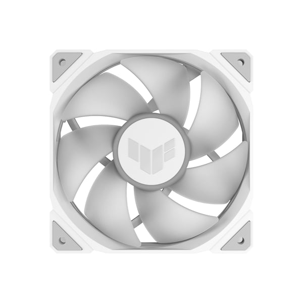 ASUS TUF GAMING TR120 ARGB 1-pack Vit, Luftkylare, 12 cm, 2000 rpm, 29 dB, 77,4 kubikfot/min, Vit