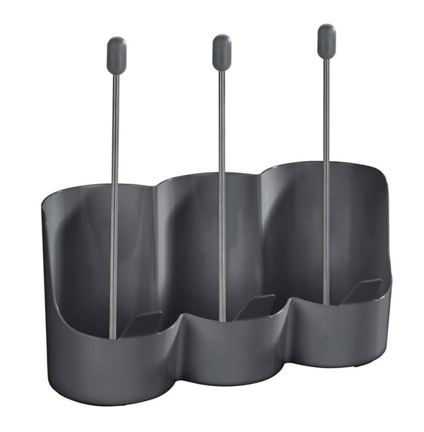 WENKO 54769100, Rillefelt, Holder, Tabletop, Drikkeglass, Svart, Plastikk WENKO 54769100, Rillefelt, Holder, Tabletop, Drikkeglass, Svart, Plastikk