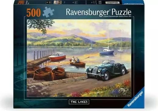 Ravensburger 2D dėlionė: Stotelė prie ežero, 500 detalių