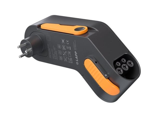 Lapp Mobility 1-vaiheinen kannettava sähköautolaturi Tyyppi 2 - 1,8 kW / 6 A - Tyyppi K-Plug