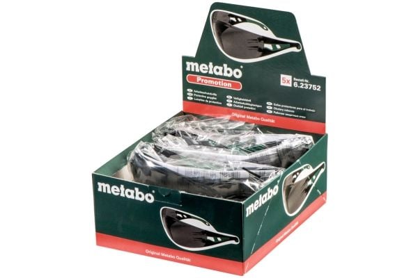 Metabo 623752000, Suojalasit, Kokoonpanotyö, Mies, Musta, Harmaa, Polykarbonaatti