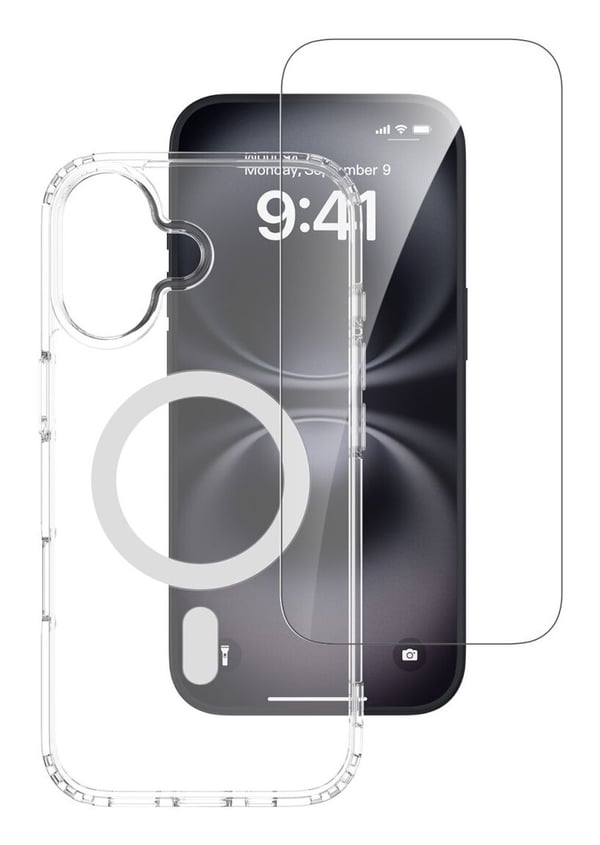 4smarts 360° Premium, Rajallinen, Apple, iPhone 17, 15,9 cm (6.27"), Läpinäkyvä