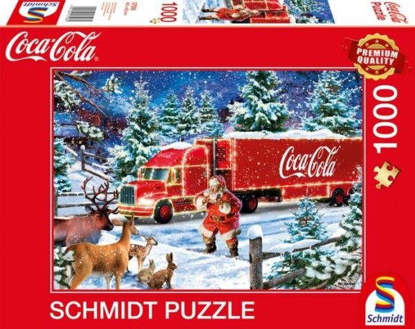 Schmidt Spiele Coca Cola: Christmas Truck, Puzzle (1000 stykker)