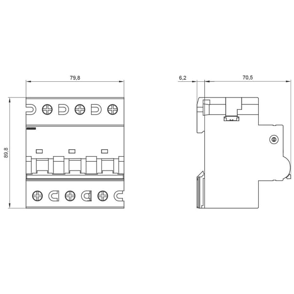 Siemens 5SP43927 5SP4392-7 Ledningssikkerikkerhedsafbryder 125 A 400 V