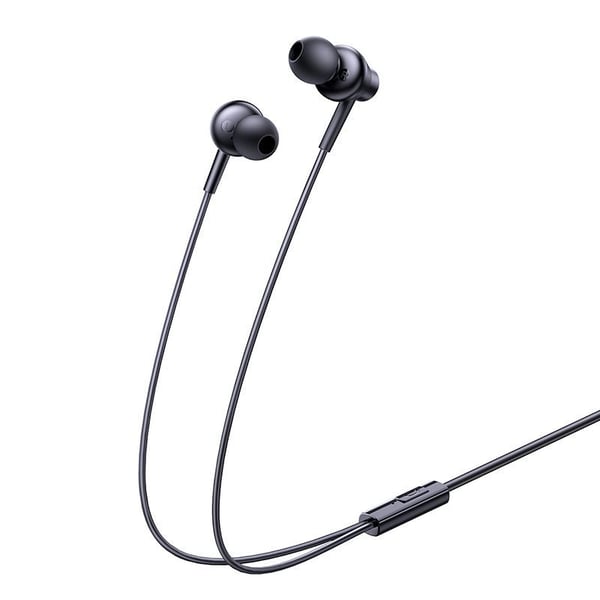 Baseus ENCOK CZ11 WIRED EARPHONES CLUSTER BLACK, Langallinen, Puhelut/Musiikki/Urheilu/Päivittäinen, Kuulokkeet, Musta