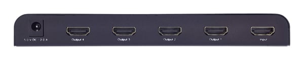 InLine 65010K, HDMI, 4x HDMI, Musta, 3840 x 2160 pikseliä, 4K Ultra HD, 12 bittiä