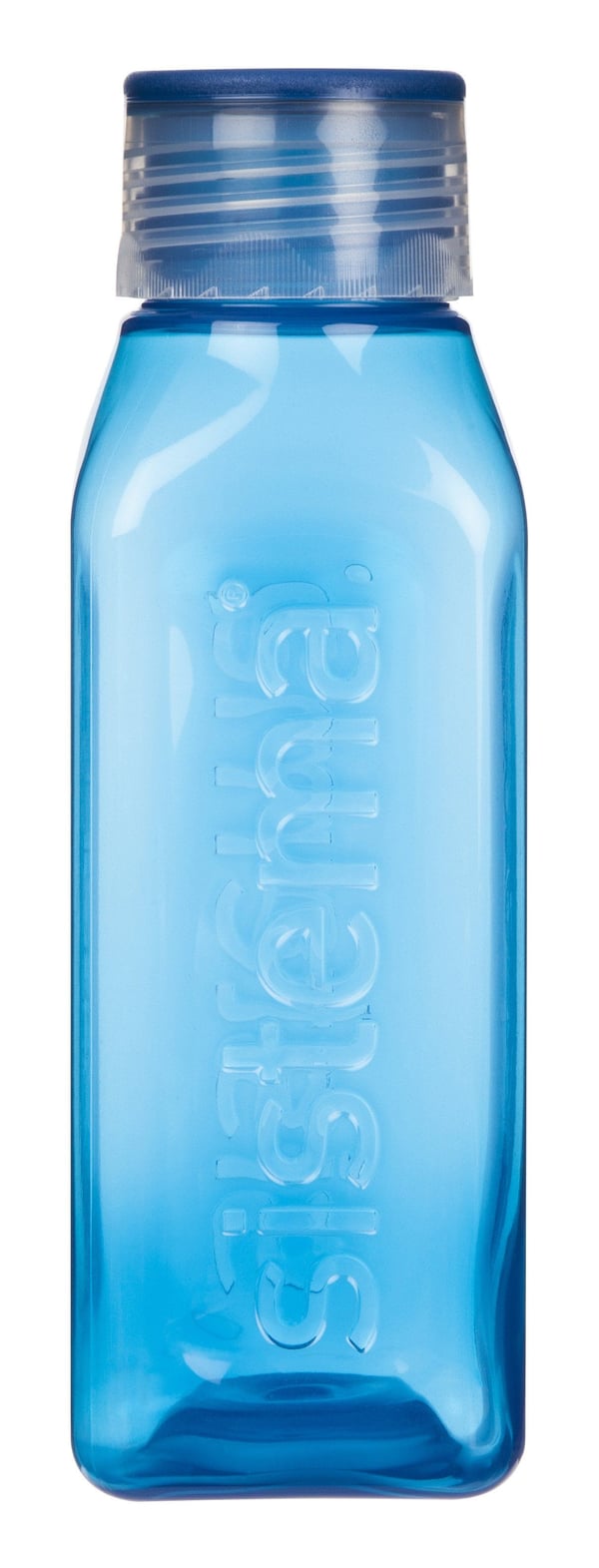 Sistema Small Square Bottle 475 ml Ocean blue