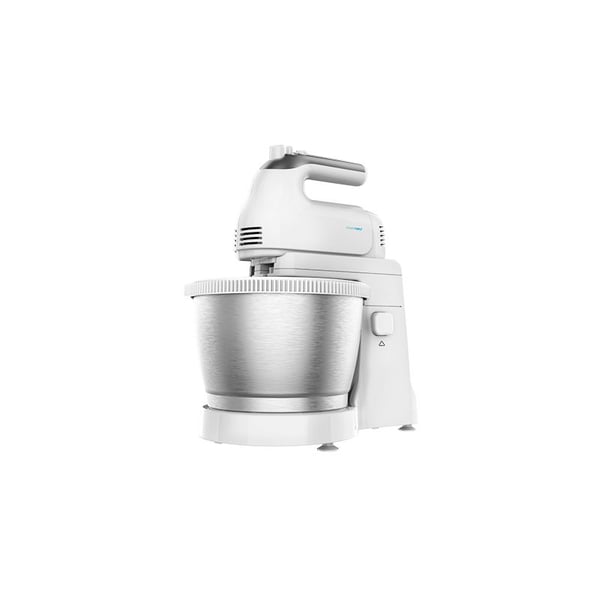 Cecotec PowerTwist 500 Steel, Elektrisk visp, Sølv, Hvit, Vispe, Elte, Miksing, Omrøring, 3,5 l, Rustfritt stål, 500 W