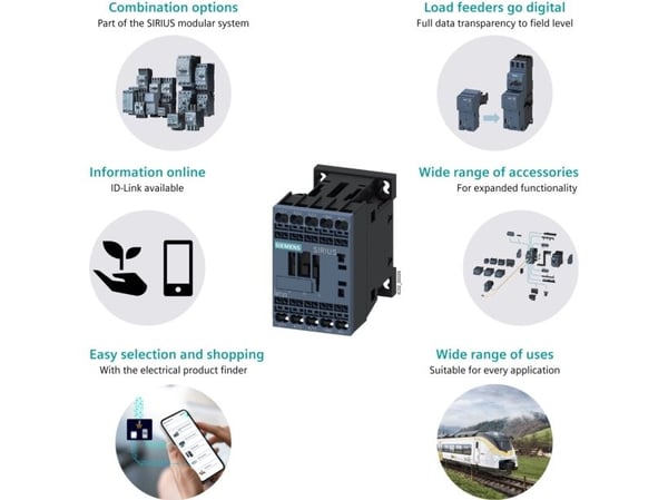Siemens 3RT2017-2AK62, 70 mm, 50 mm, 73,5 mm, 77,5 mm, 256 g, 1 kpl