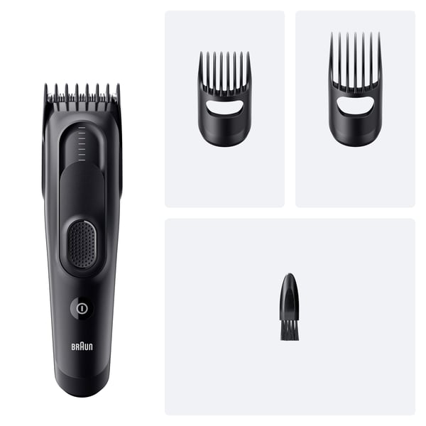 Braun Series 5 HC5530 hiustenleikkuri, 17 pituusasetusta, johdoton, musta