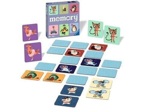 Ravensburger memory Wild World of Animals, Lautapeli, Hukommelse, 3 År, 10 min., Perhepelit