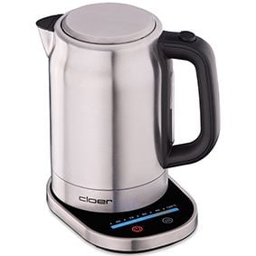 Cloer 4459 - Kjele - 1.7 liter - 2.2 kW - matt rustfritt stål / svart