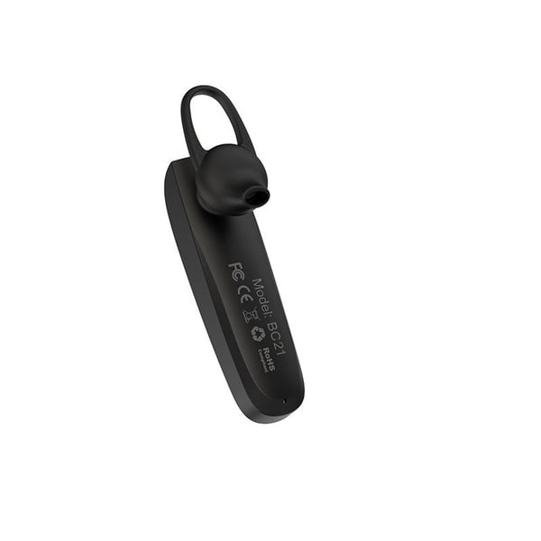 BOROFONE BC21, Trådløs, Samtaler/musikk, 9 g, Hodesett, Sort