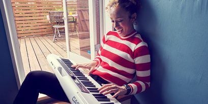 Synthesizer Casio CT-S200WE, hvit