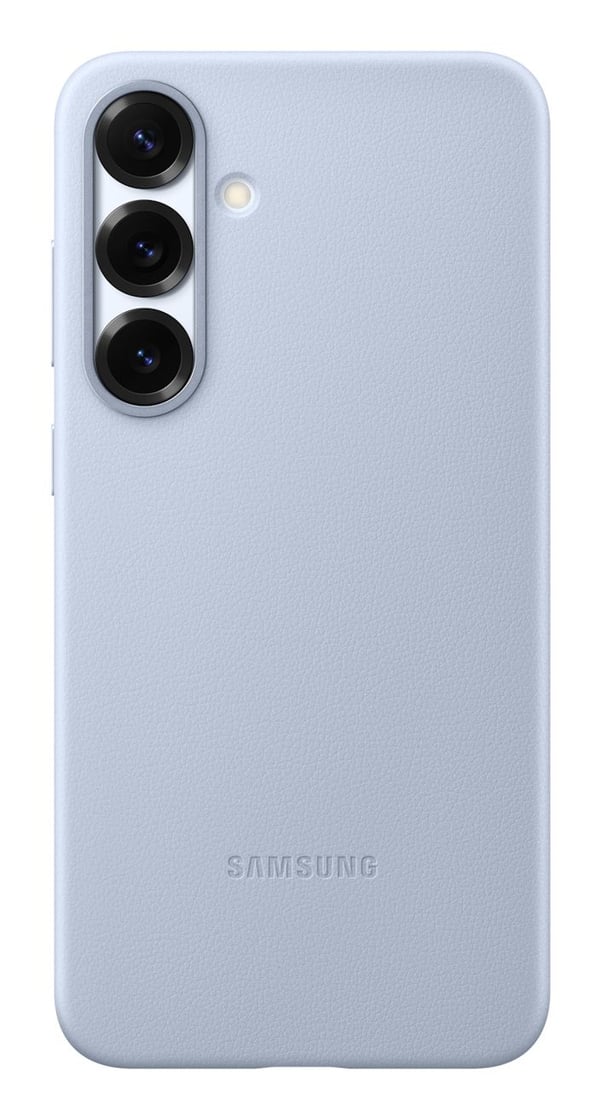 Samsung EF-VS936 - Baksidesskydd för mobiltelefon - konstläder - ljusblå - för Galaxy S25+