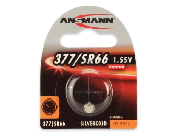 ANSMANN - Batteri SR66 - sølvoksid - 19 mAh