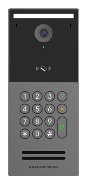 Grandstream GDS3725 - IP-intercomstasjon - med kamera - smart - trådløs - RFID, NFC, Bluetooth 5.0 LE - 10/100 Ethernet