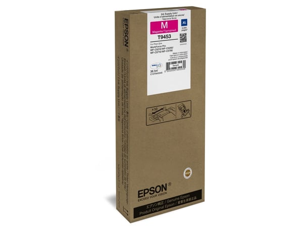 Epson T9453 - 38.1 ml - XL - magenta - original - bläckpatron - för WorkForce Pro WF-C5210DW, WF-C5290DW, WF-C5710DWF, WF-C5790DWF