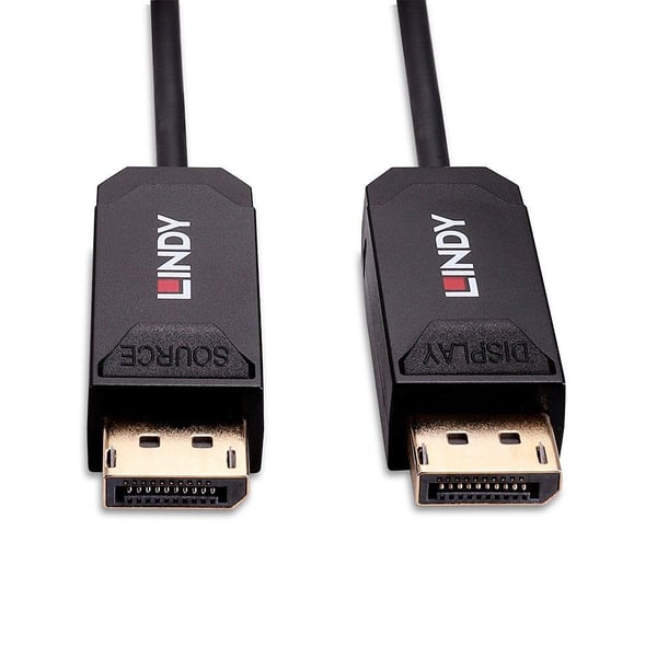 Lindy 38520, 10 m, DisplayPort, DisplayPort, Hankjønn, Hankjønn, 7680 x 4320 piksler