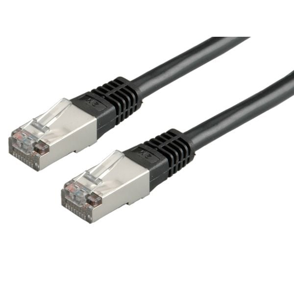 VALUE S/FTP (PiMF) Patch Cord Cat.6, black 5 m, Sort