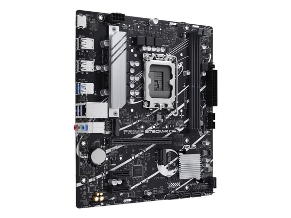 ASUS PRIME B760M-R D4 -emolevy, B760, LGA1700, micro-ATX, DDR4