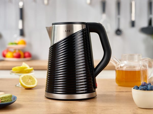 Lafe LAFCZA47468, 1,8 l, 1800 W, Svart, Rustfritt stål, Rustfritt stål, Overopphetingsbeskyttelse, Trådløs