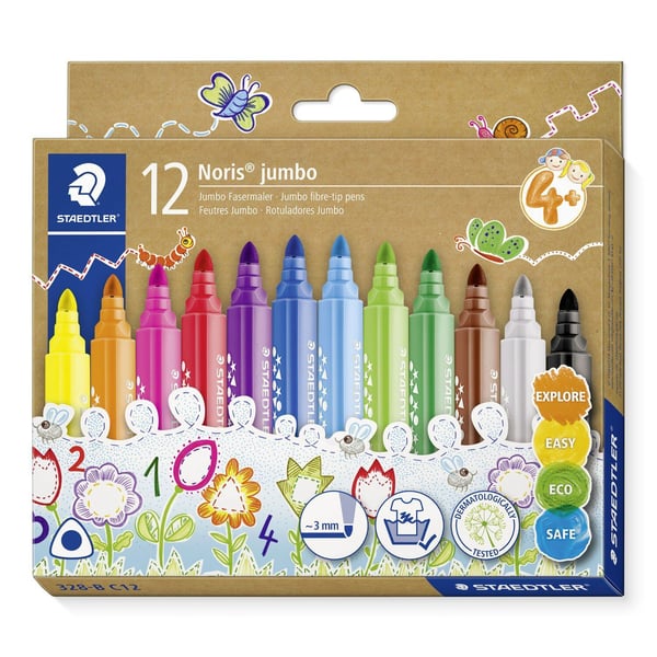 Staedtler kuitukärkikynät 328-B C12 12 kynää (328-B C12)