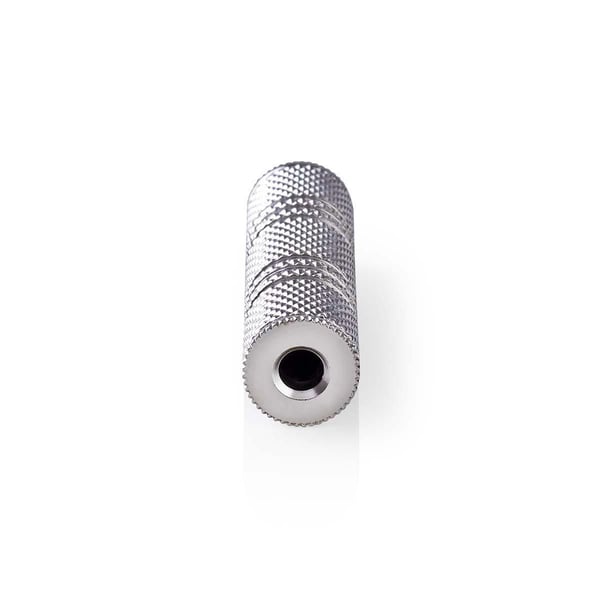 Nedis - Audiokopling - mini-phone stereo 3.5 mm hunn til mini-phone stereo 3.5 mm hunn - sølv