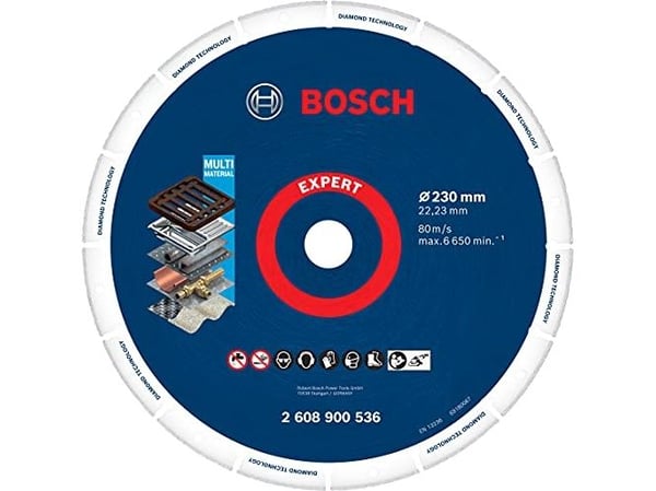 Bosch Expert - Diamantskjæreplate - for metall, rustfritt stål, stål, kobber, støpejern - 230 mm