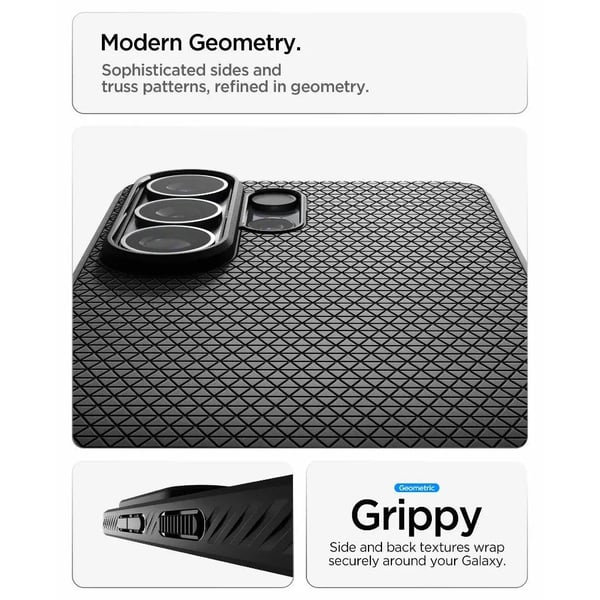 Spigen Liquid Air, Mobilskal, Samsung, Galaxy S26 Ultra, 17,5 cm (6.9"), Svart