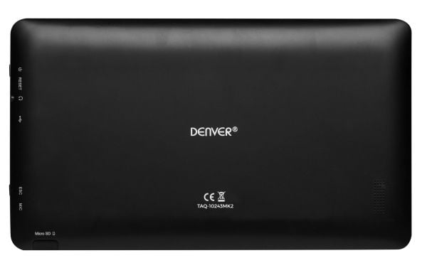 DENVER TAQ-10253 - Tablet - Android 8.1 (Oreo) - 16 GB - 10.1" TFT (1024 x 600) - microSD-spor