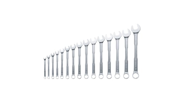Bosch 1 600 A02 Z9E, 6,7,8,9,10,11,12,13,14,15,16,17,18,19,21 mm, Ruostumaton teräs, Kromivanadiini-teräs, Satiini, 15 kpl