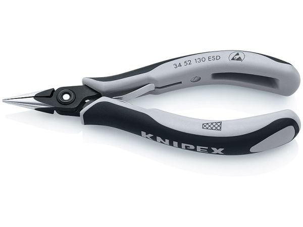 Knipex 34 52 130 ESD, Kromvanadiumstål, Sort, Grå, 130 mm, 61 g