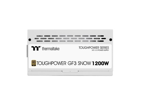 Thermaltake Toughpower GF3 Snow -virtalähde 1200 W 80 PLUS Gold, valkoinen