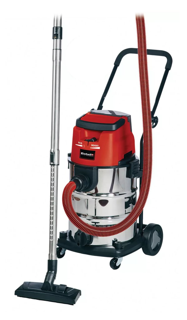 Einhell TE-VC 36/30 Li S-Solo, Trommelvakuum, Tørr & våt, Støv pose, 30 l, Filtrering, 76 dB - SOLO